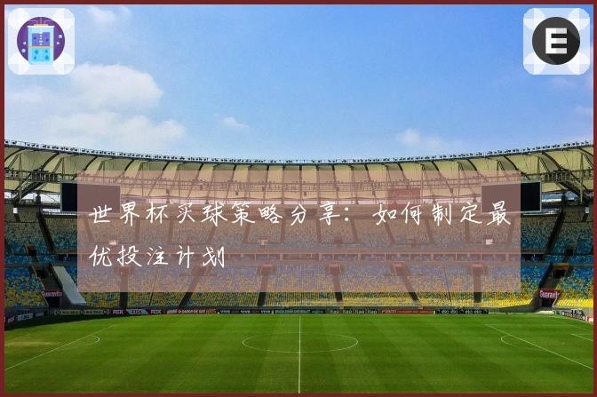 世界杯买球策略分享：如何制定最优投注计划